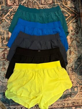 CRZ Yoga Women’s Performance Shorts - Yellow, Black, Gray, Blue, Teal
